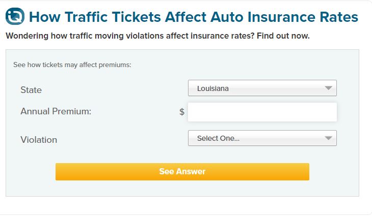 How traffic tickets and moving violations affect car insurance