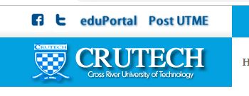 CRUTECH Post UTME Form