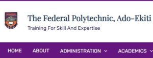 Federal Polytechnic Ado-Ekiti Admission List