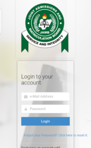 JAMB Registration form 