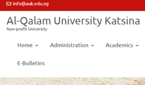 List of Courses offered in Al-Qalam University