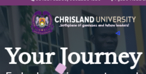List of Courses offered in Chrisland University