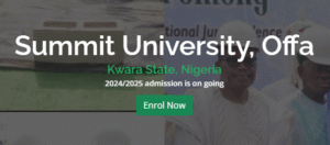 List of Courses offered in Summit University