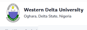 List of Courses offered in Western Delta University
