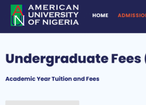 American University of Nigeria (AUN) School Fees