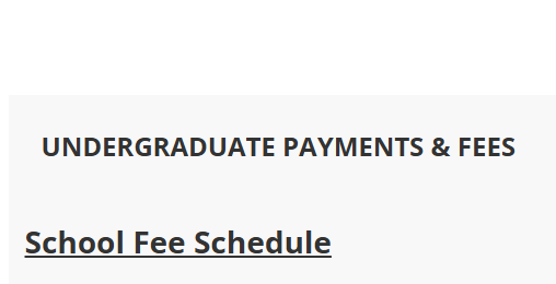 Augustine University School Fees