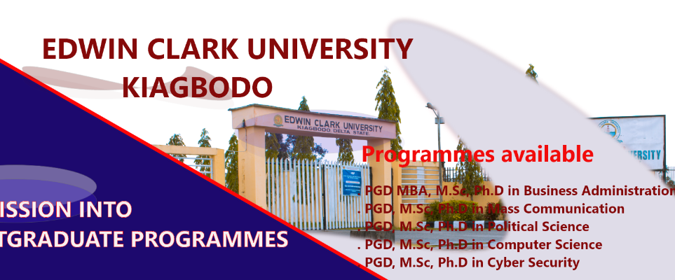 Edwin Clark University school fees