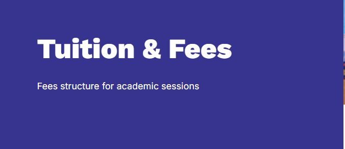 KolaDaisi University School Fees