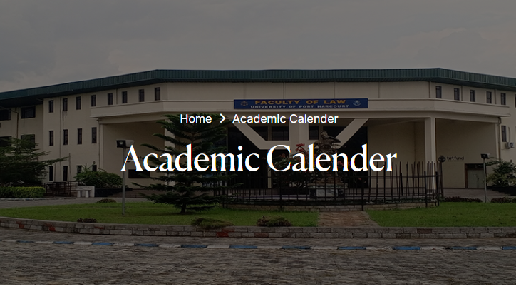 UNIPORT academic calendar
