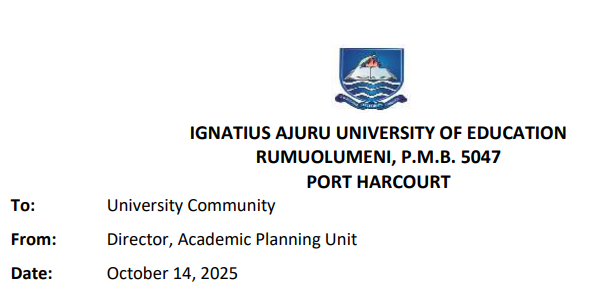 IAUE approved Academic Calendar