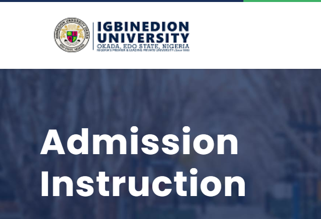Igbinedion University Post-UTME Form