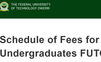 FUTO School Fees Payment