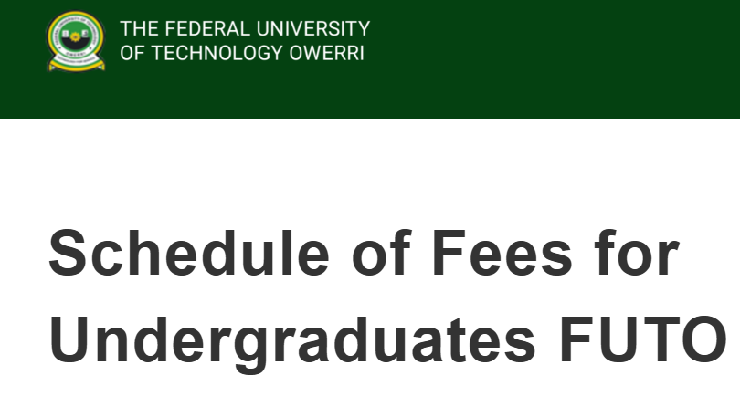 FUTO School Fees Payment
